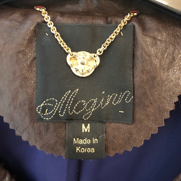 McGinn leather motorcycle jacket, Sz S - Picture 10 of 13